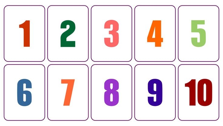 1-100 number cards printable