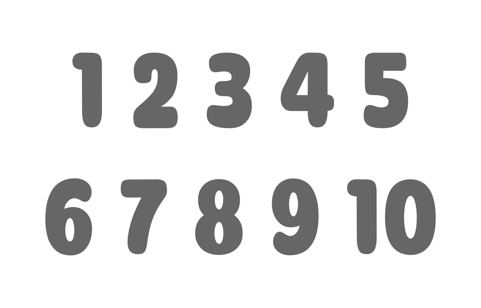 Printable Number Templates Printable Free Templates