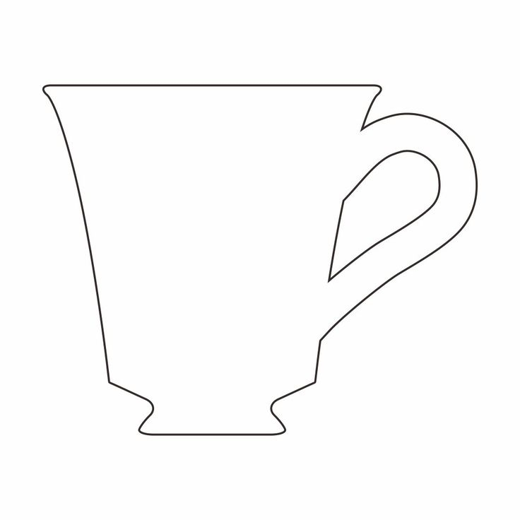 free printable 3d tea cup template