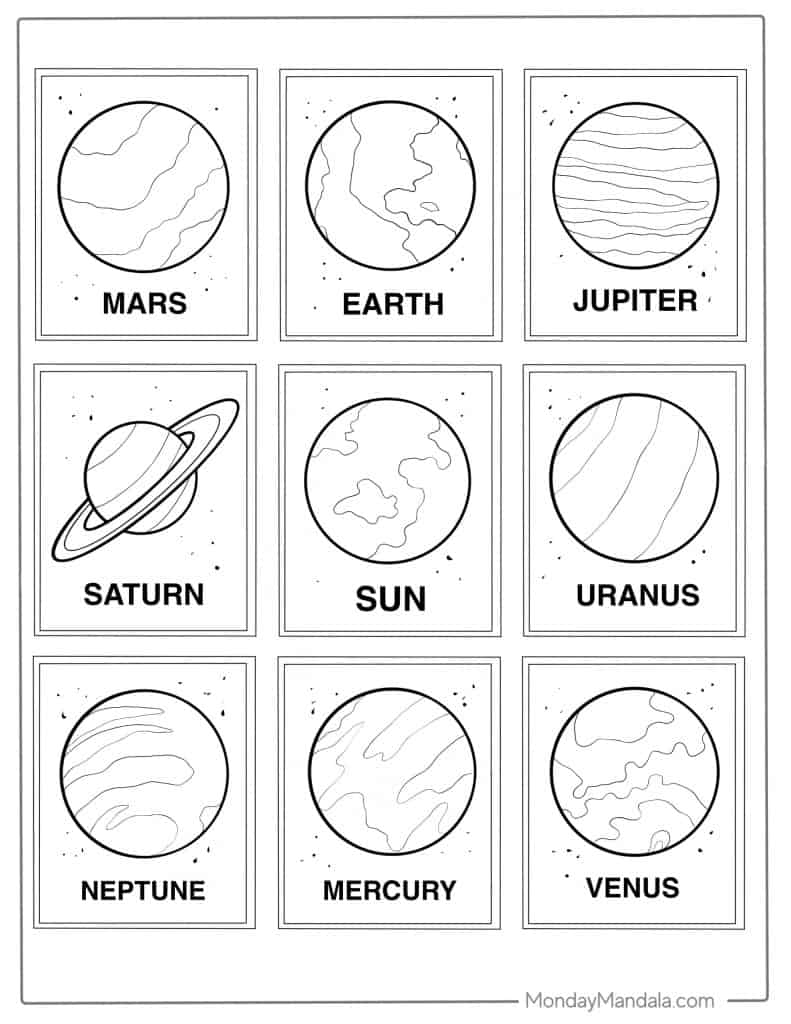 Printable Pictures Of The Solar System Planets Infoupdate
