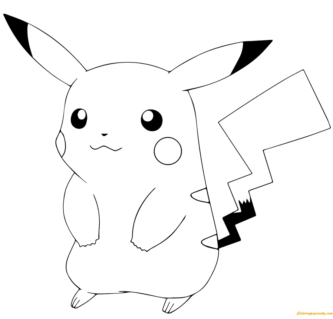 Coloring Page Pikachu