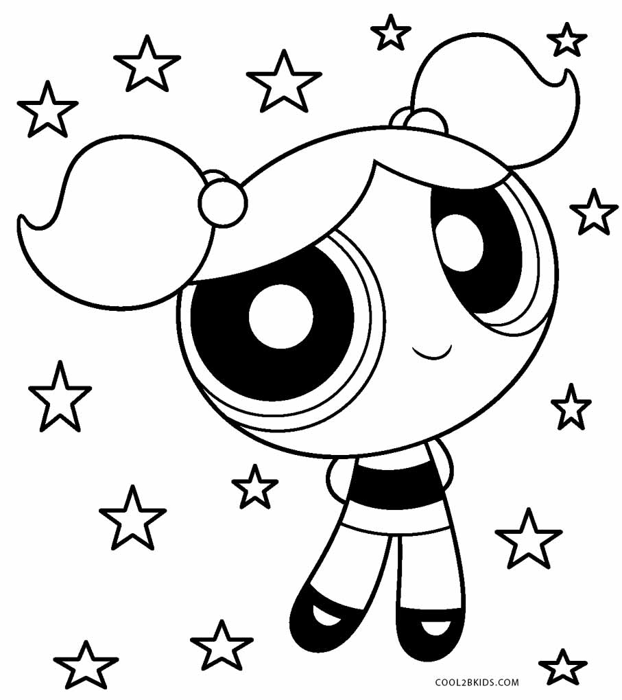 Printable Powerpuff Girls Coloring Pages Powerpuff Girls Coloring My 