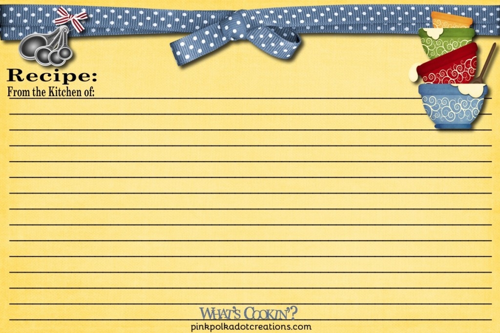 Printable Recipe Cards Archives Pink Polka Dot Creations