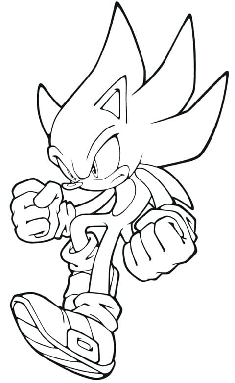 printable sonic pictures to color