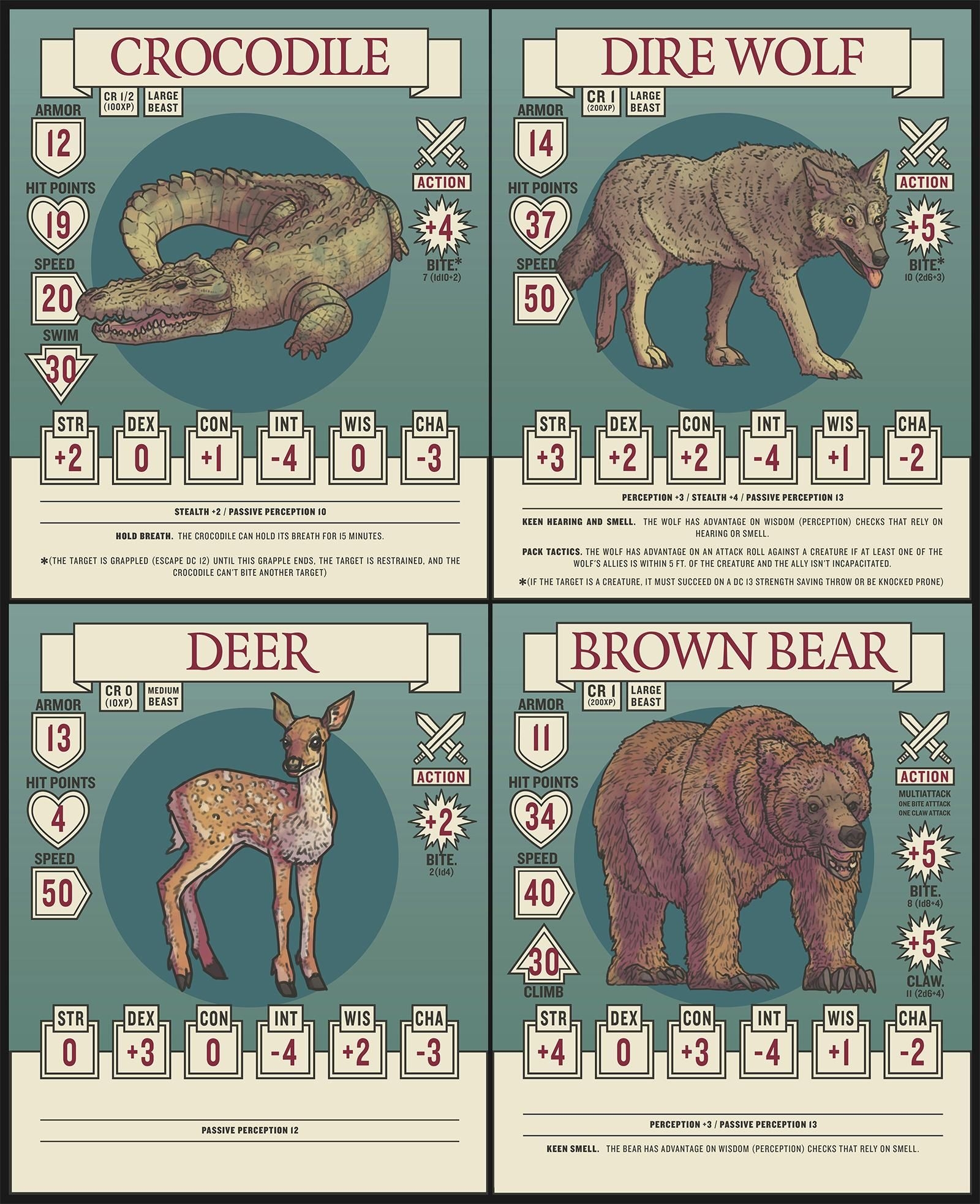 Printable Spell Cards 5e Druid