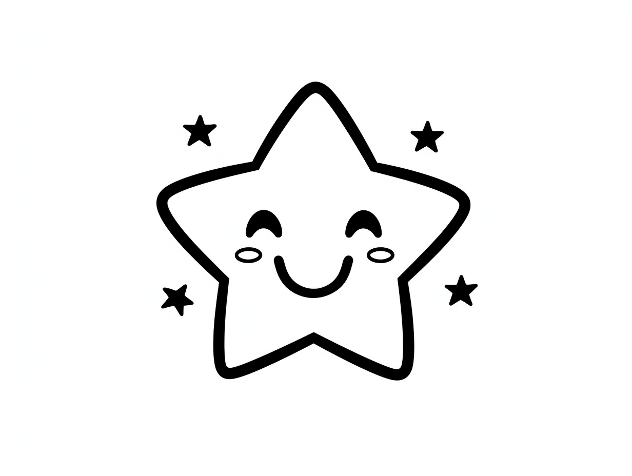 Printable Star To Color Coloring Page