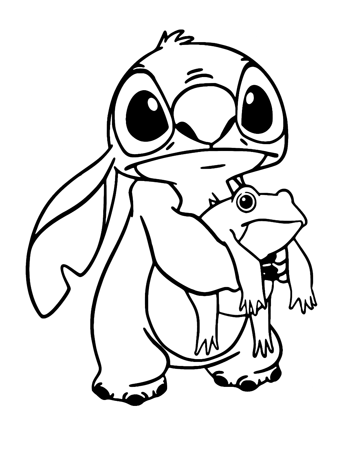 free stitch coloring pages printable