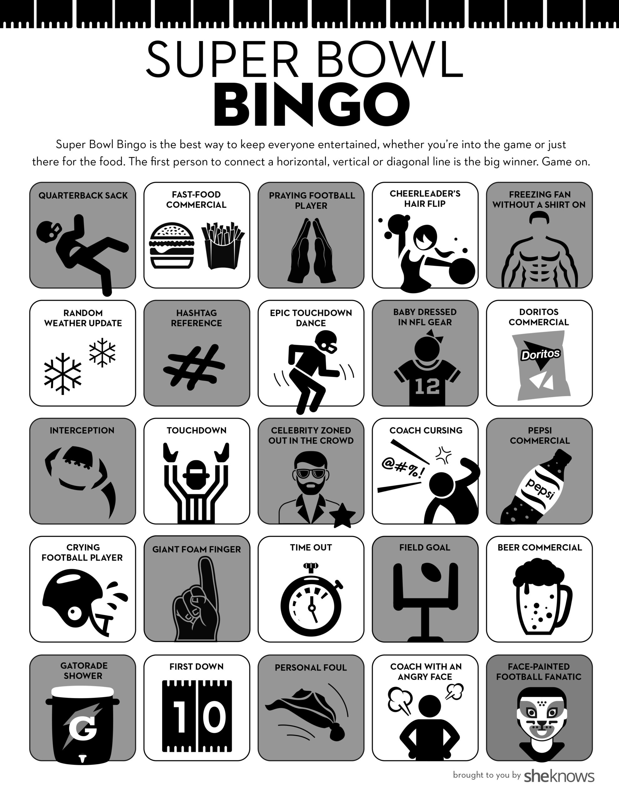 Printable Super Bowl Bingo Cards 2024 Image To U
