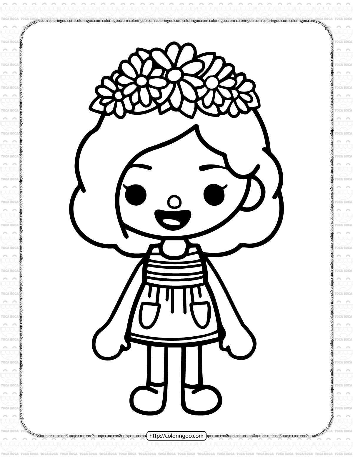 Printable Toca Life Coloring Pages Updated 2024 