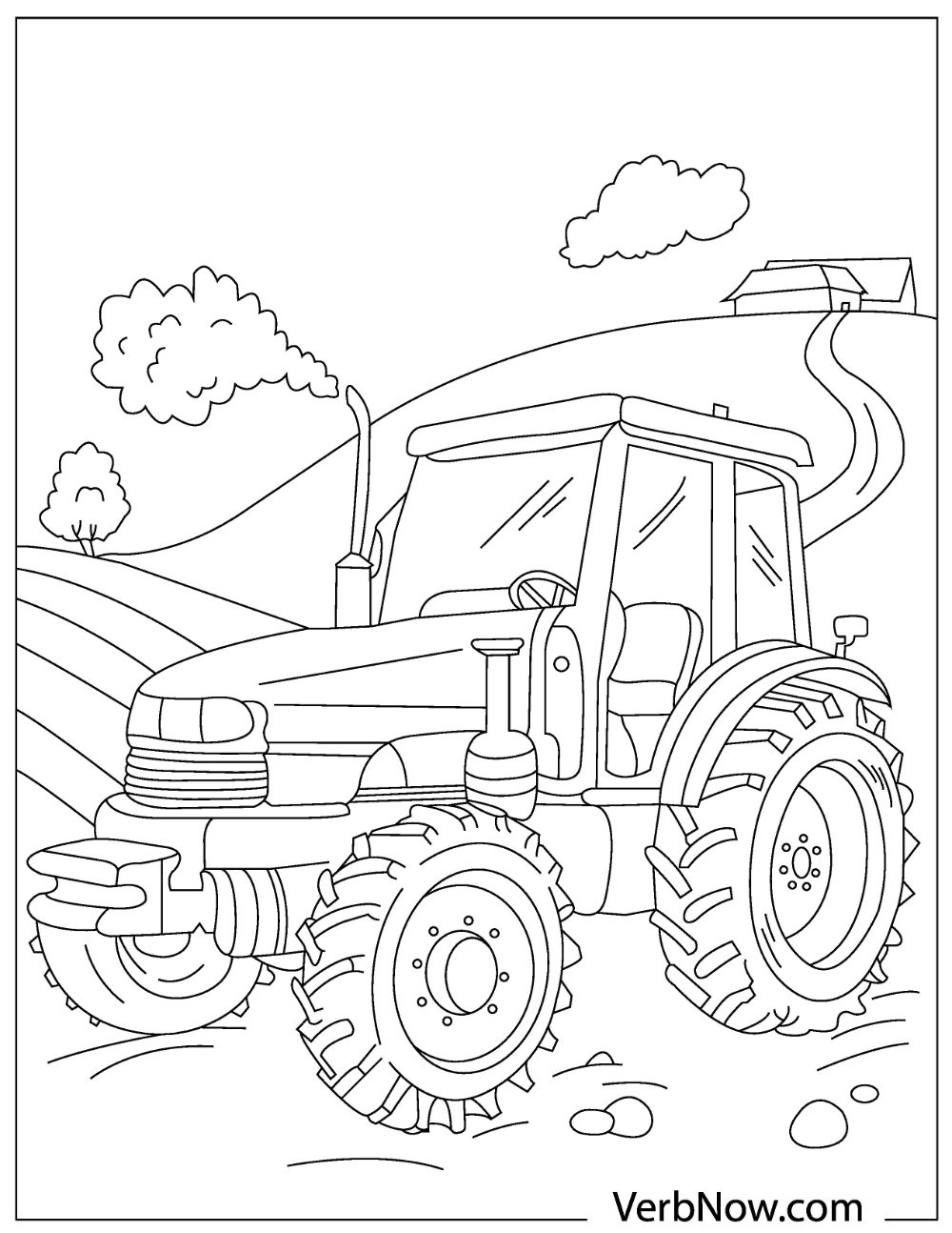 Printable Tractor Coloring Pages Vrogue co