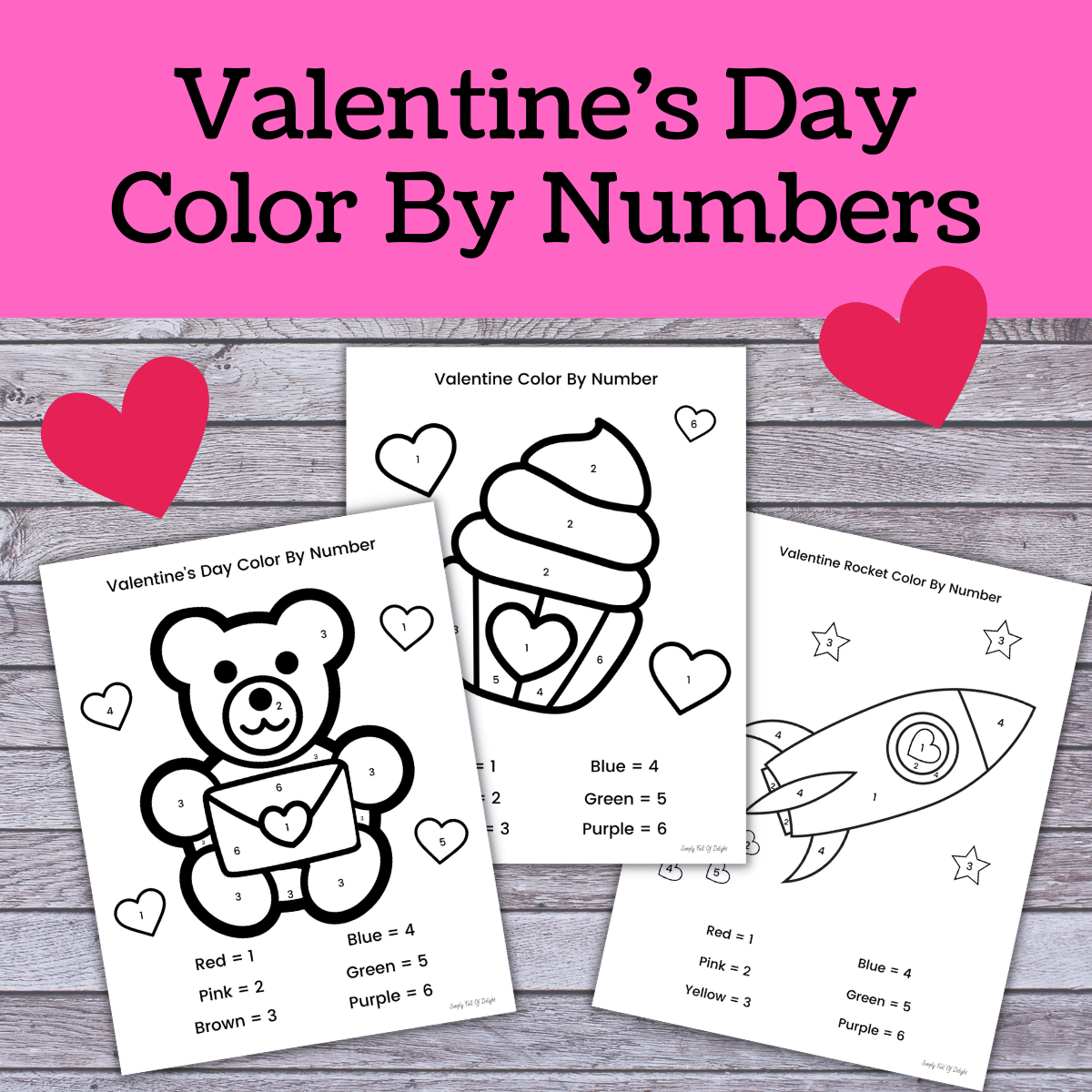 printable valentine pictures to color