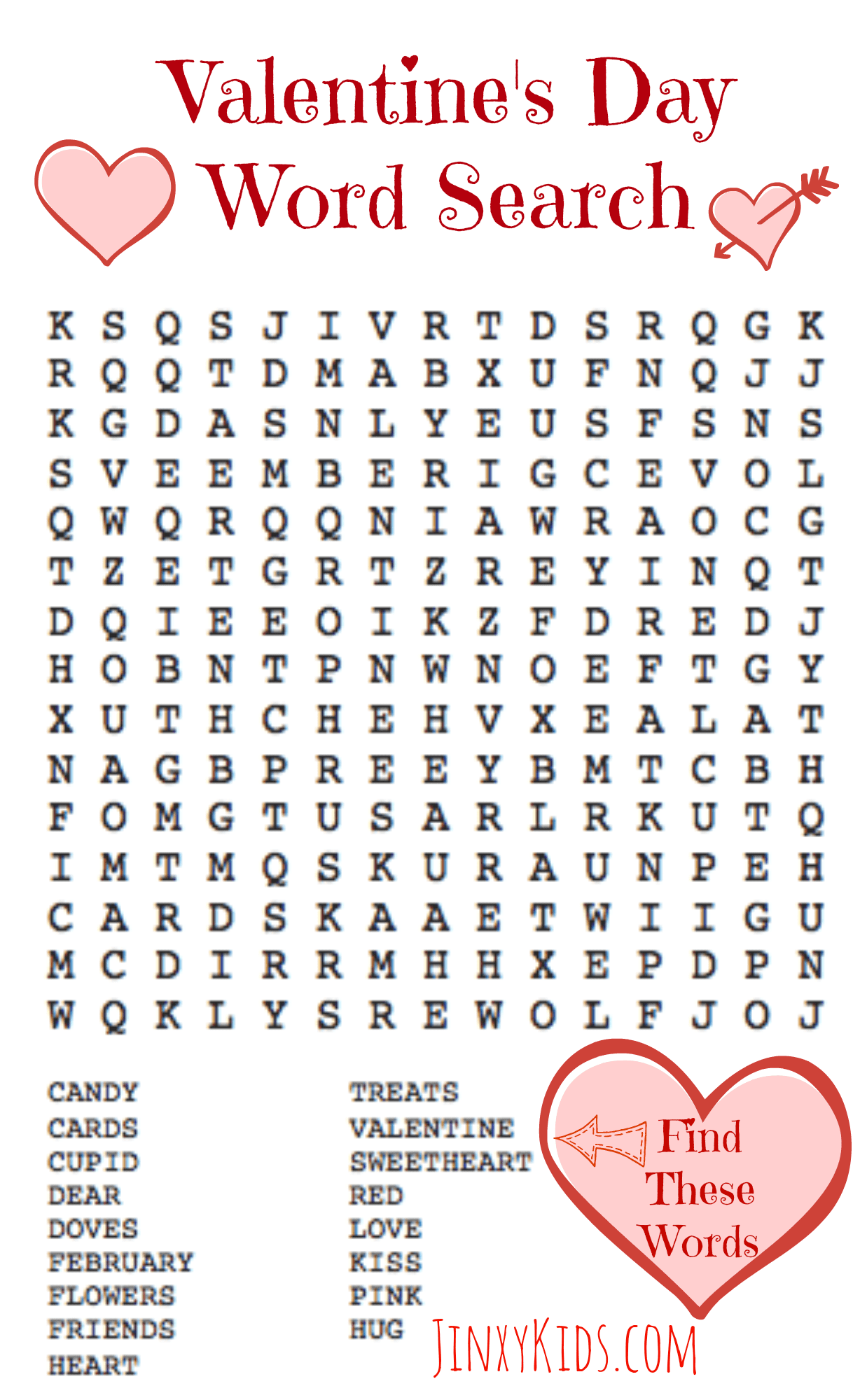 Printable Valentine Crafts For Adults