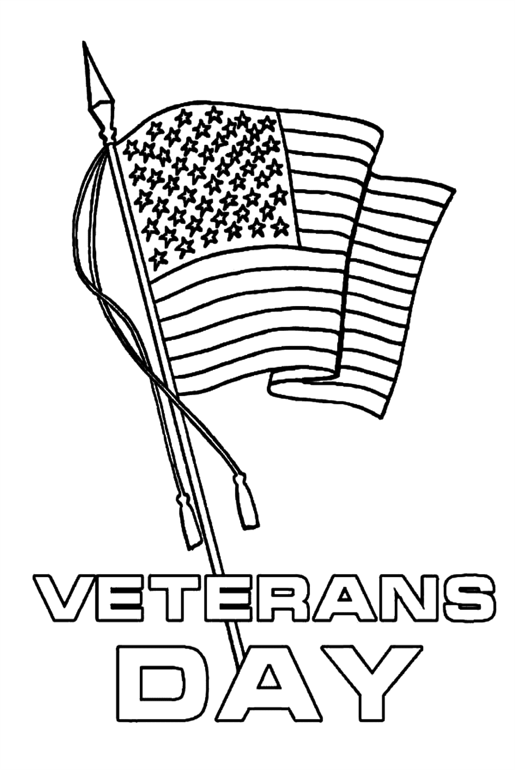 Printable Veterans Day Coloring Page Free Printable Coloring Pages