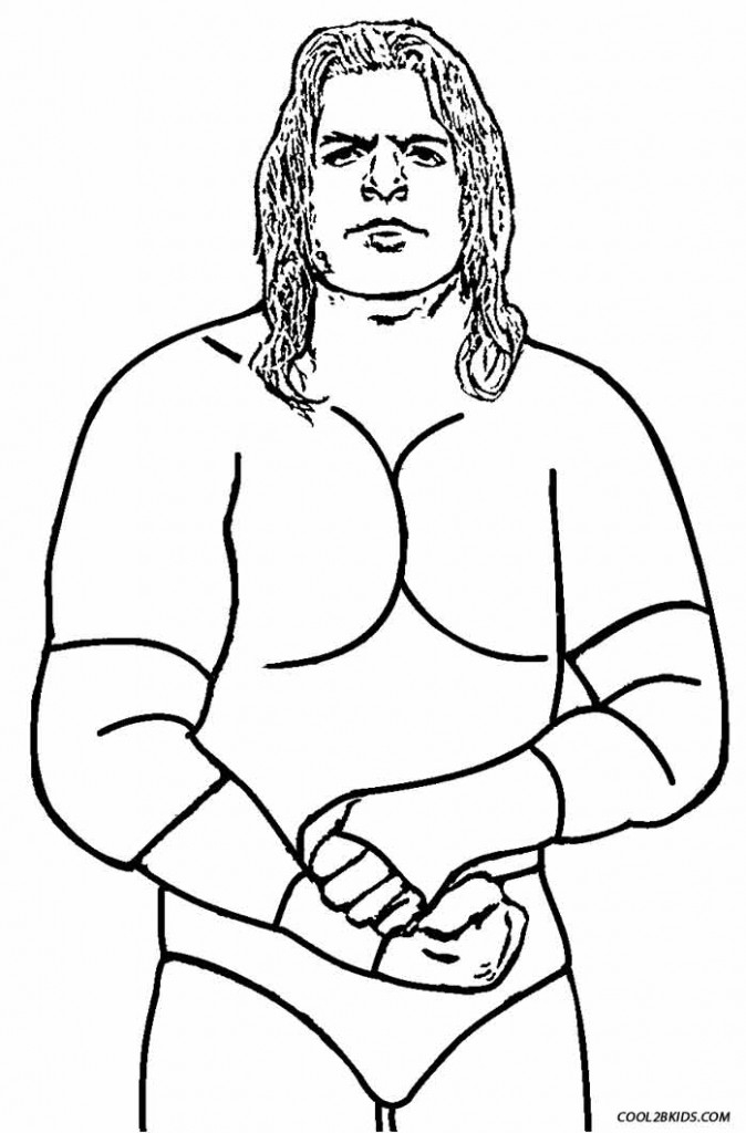 Wrestling Coloring Pages