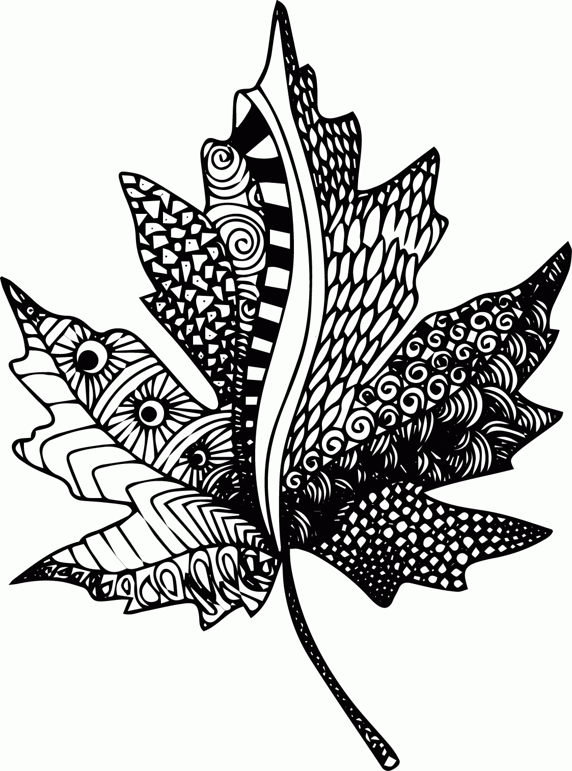Printable Zentangle Coloring Pages Free Coloring Home