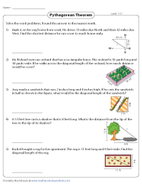 Pythagorean Theorem Worksheets Worksheets Library