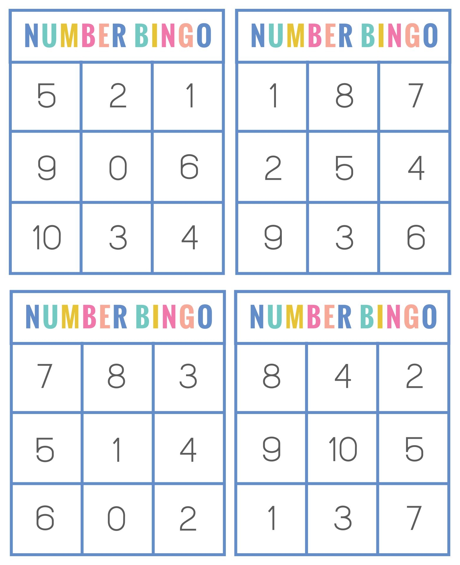 Random Number Printable Bingo Cards Printable Bingo Cards Vrogue