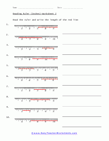 Reading Rulers Worksheets Worksheets Library