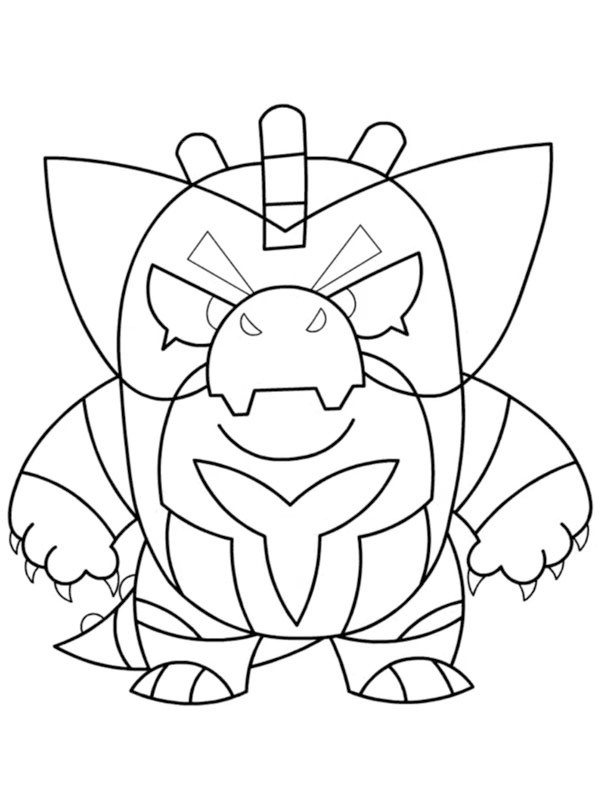 Red Godzilla Buzz Coloring Page Funny Coloring Pages