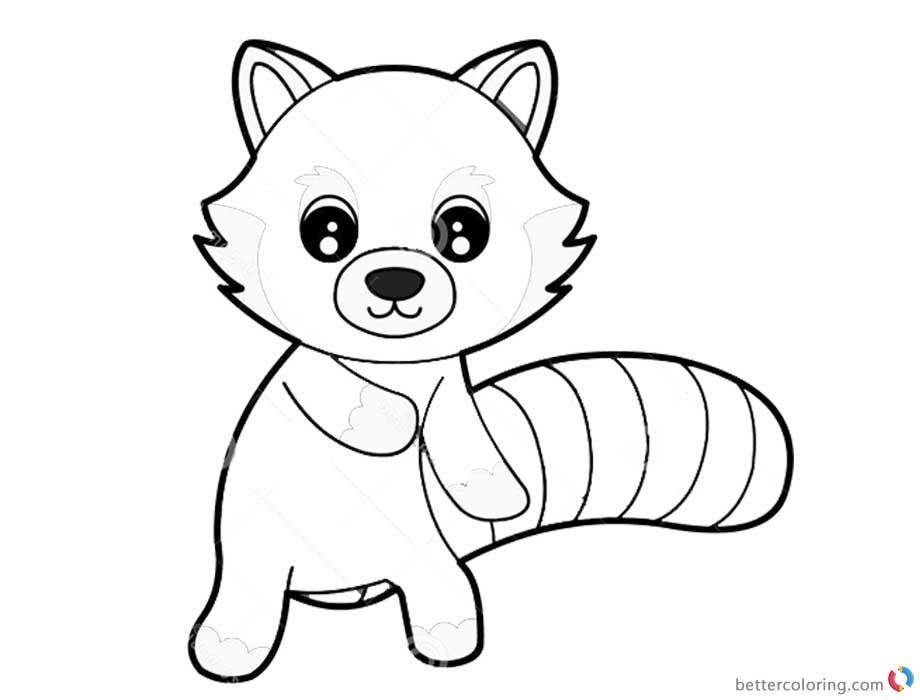 Coloring Pages Of Panda Bears