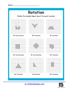 geometry reflection rotation and translation worksheets
