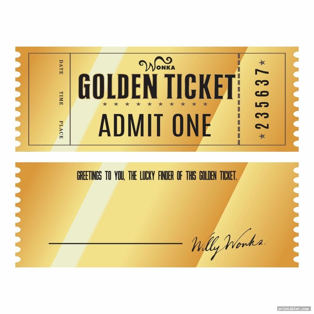 Retro Editable Printable Wonka Golden Ticket In 2022 Golden Ticket 