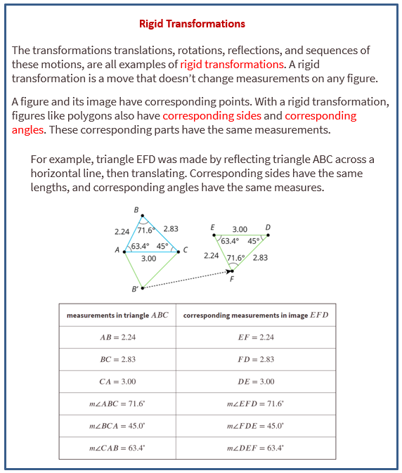 Rigid Motion In A Plane Worksheet Worksheets Library