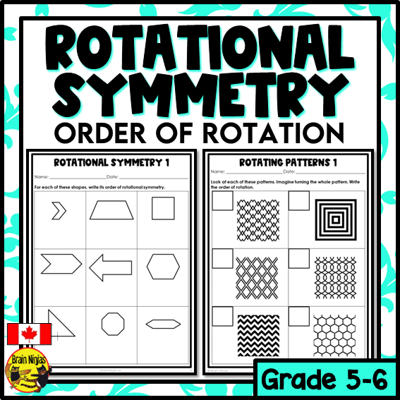 rotation math worksheet