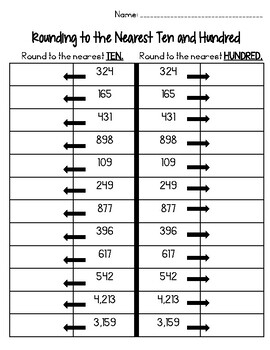 Rounding To The Nearest 10 Worksheet Teach Starter Worksheets Library