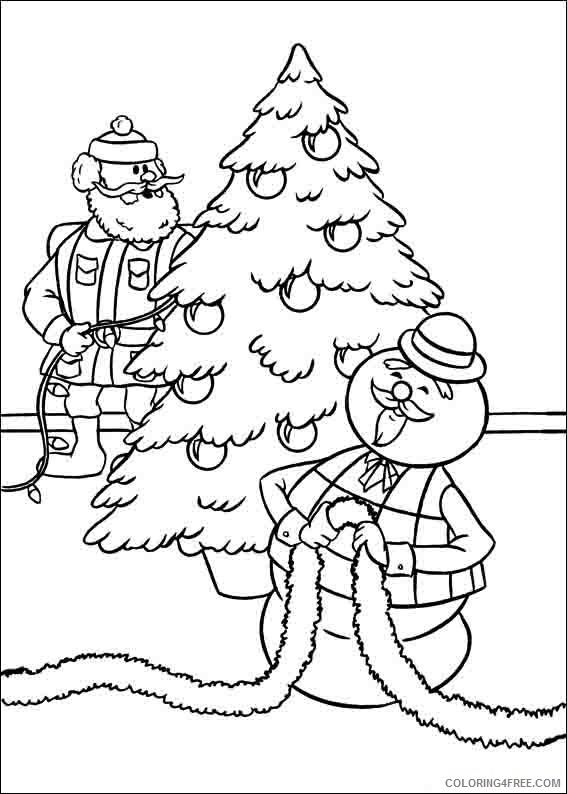 Rudolph The Red Nosed Reindeer Coloring Pages Clarice Coloring4free 