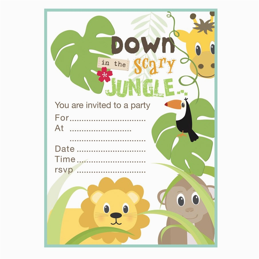 Safari Invitation Template Free Of Jungle Invite Jung Vrogue co