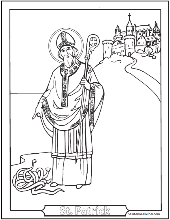 Saint Patrick 39 s Day Coloring Pages