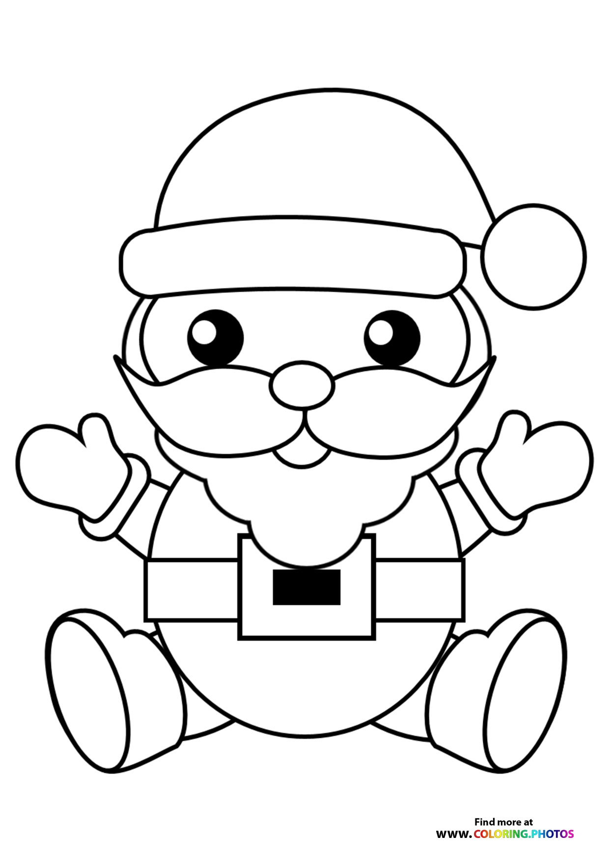 Christmas Coloring Pages Santa Claus