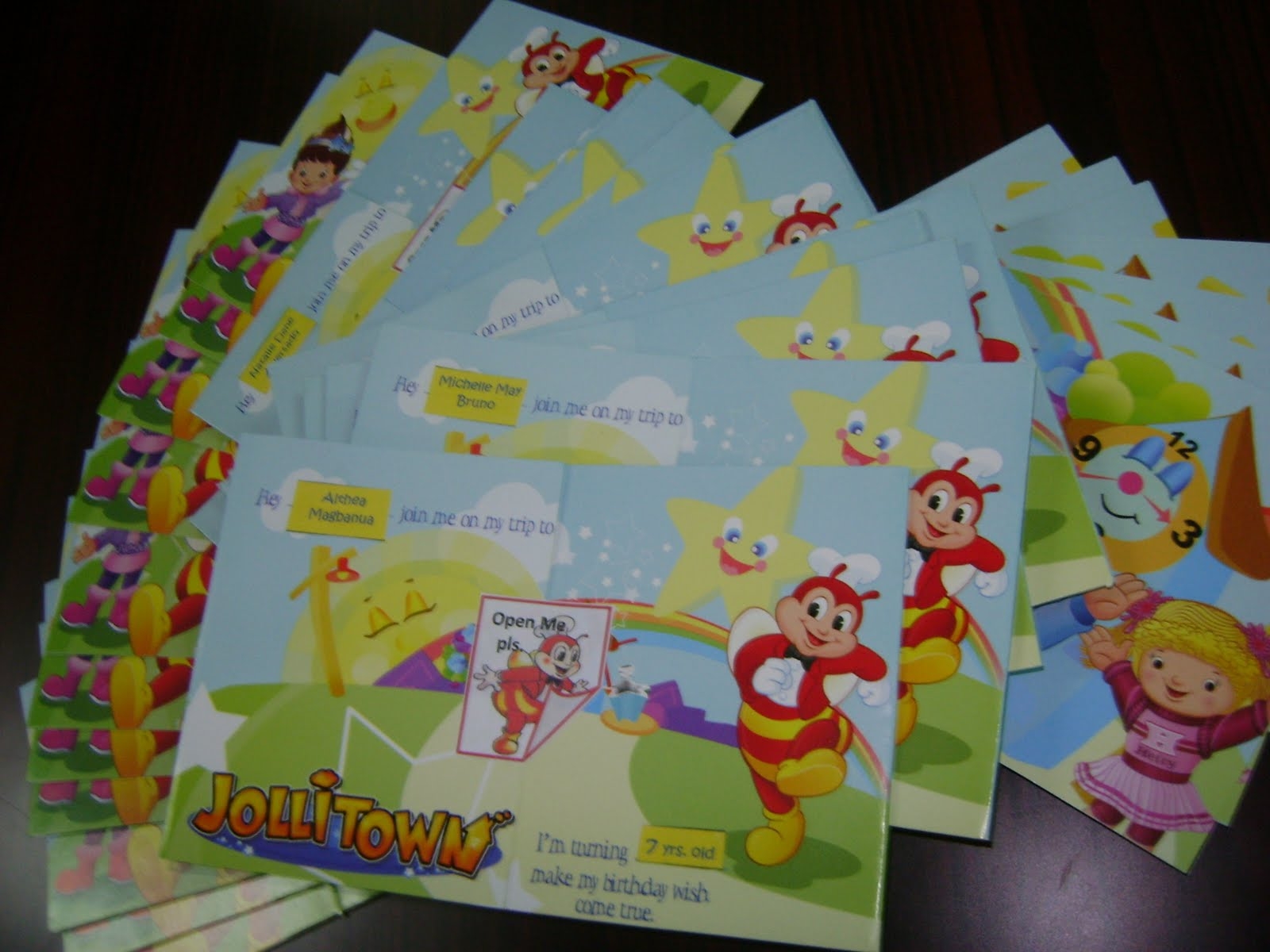 Scattered Musings Jollitown Bday Invitation