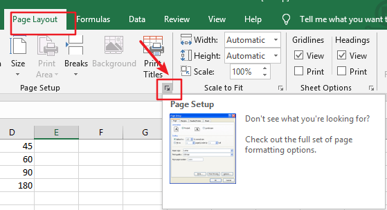 Set Up Worksheets To Print On One Page In Excel Worksheets Master