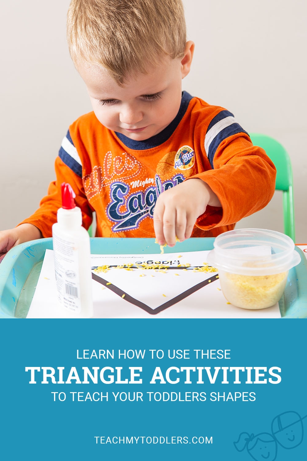 Shape Themed Trays For Toddlers Triangle Toddler Trays Teach My 