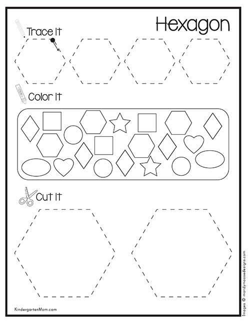 Shape Worksheets Kindergarten Mom Worksheets Library