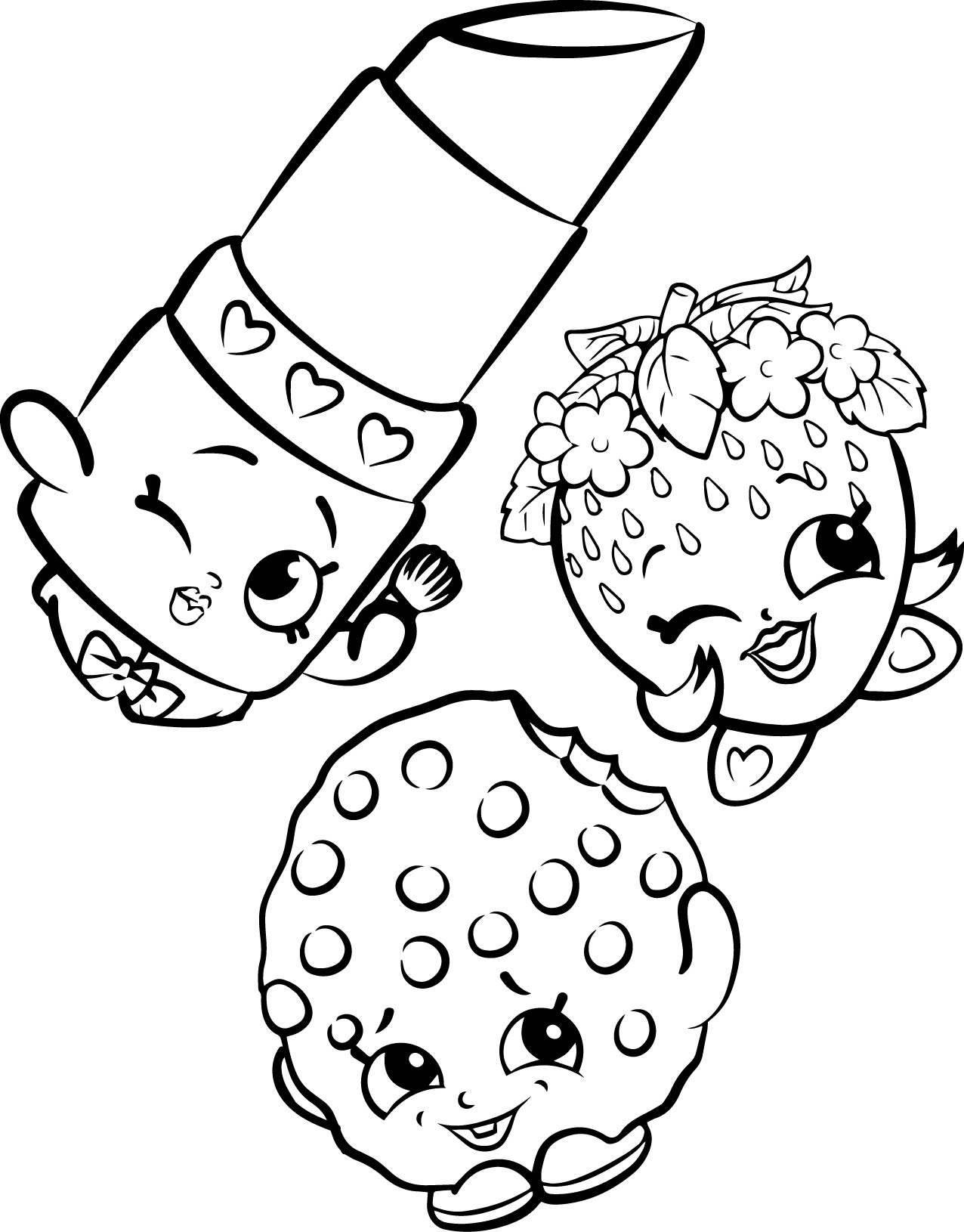 Shopkins Coloring Pages Free Printable Free Printable