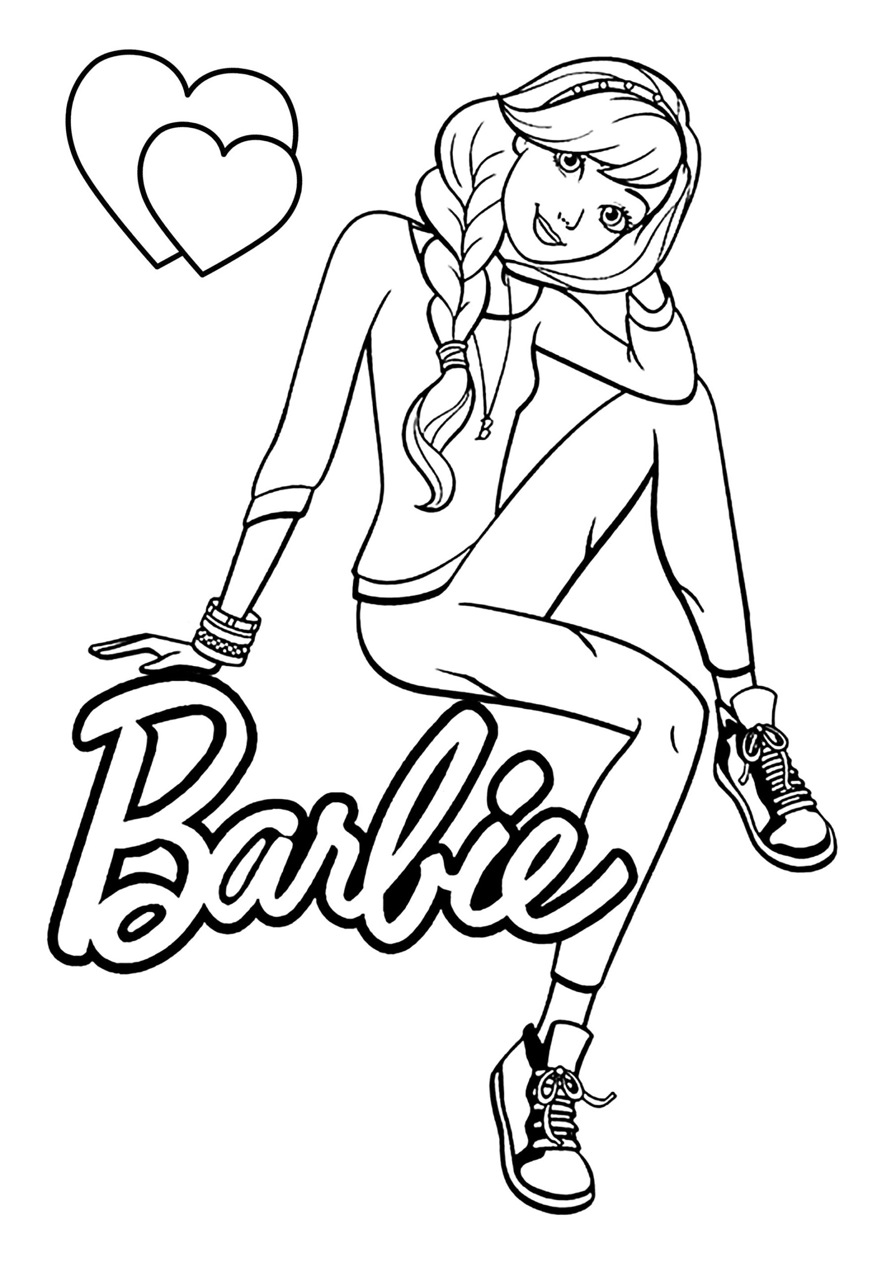 Barbie Color Pages