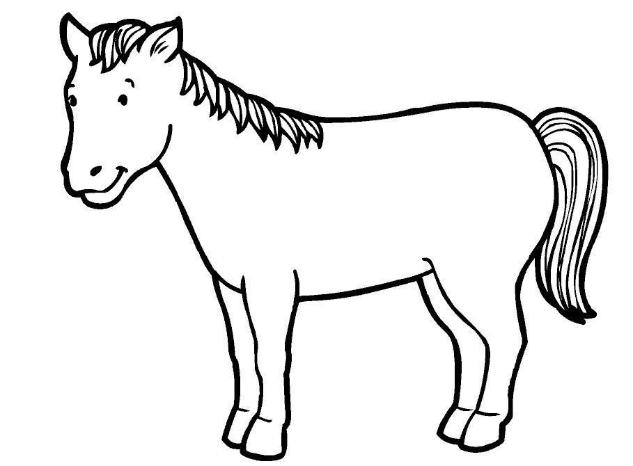 Simple Horse Coloring Pages Coloring Book 6000 Coloring Pages 