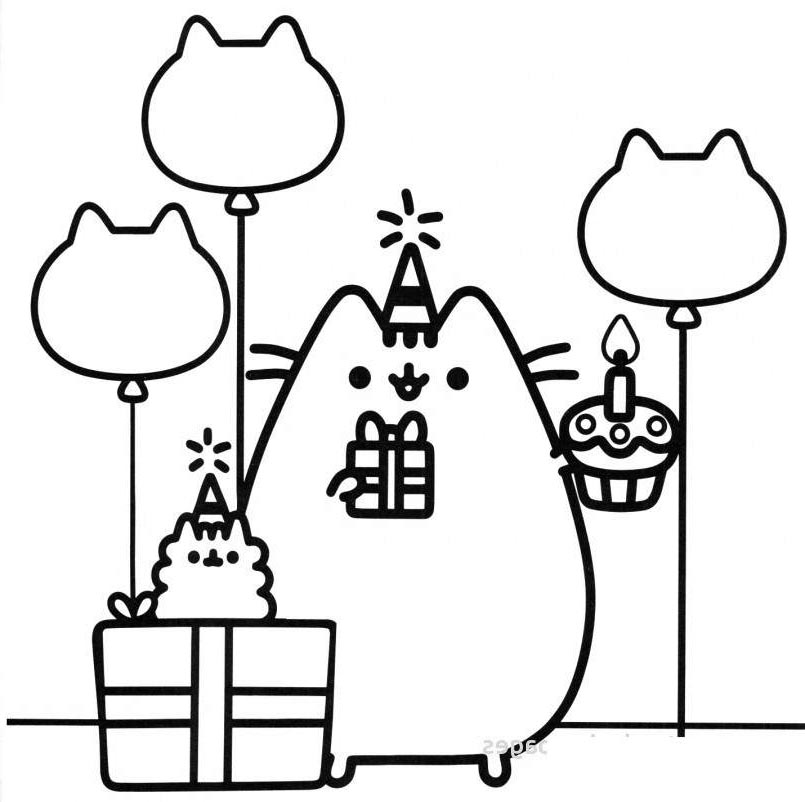 Coloring Pages Of Pusheen