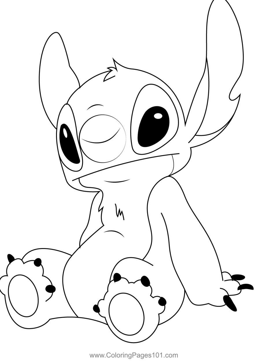Stitch And Lilo Coloring Pages