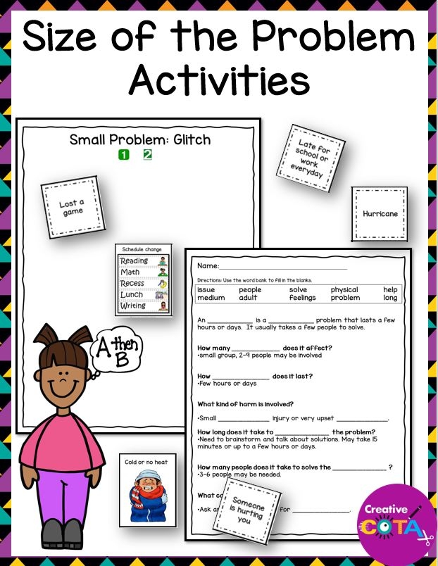 Size Of The Problem Worksheet Free Worksheets Printable