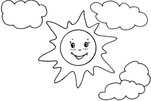 Sky Coloring Page Turkau