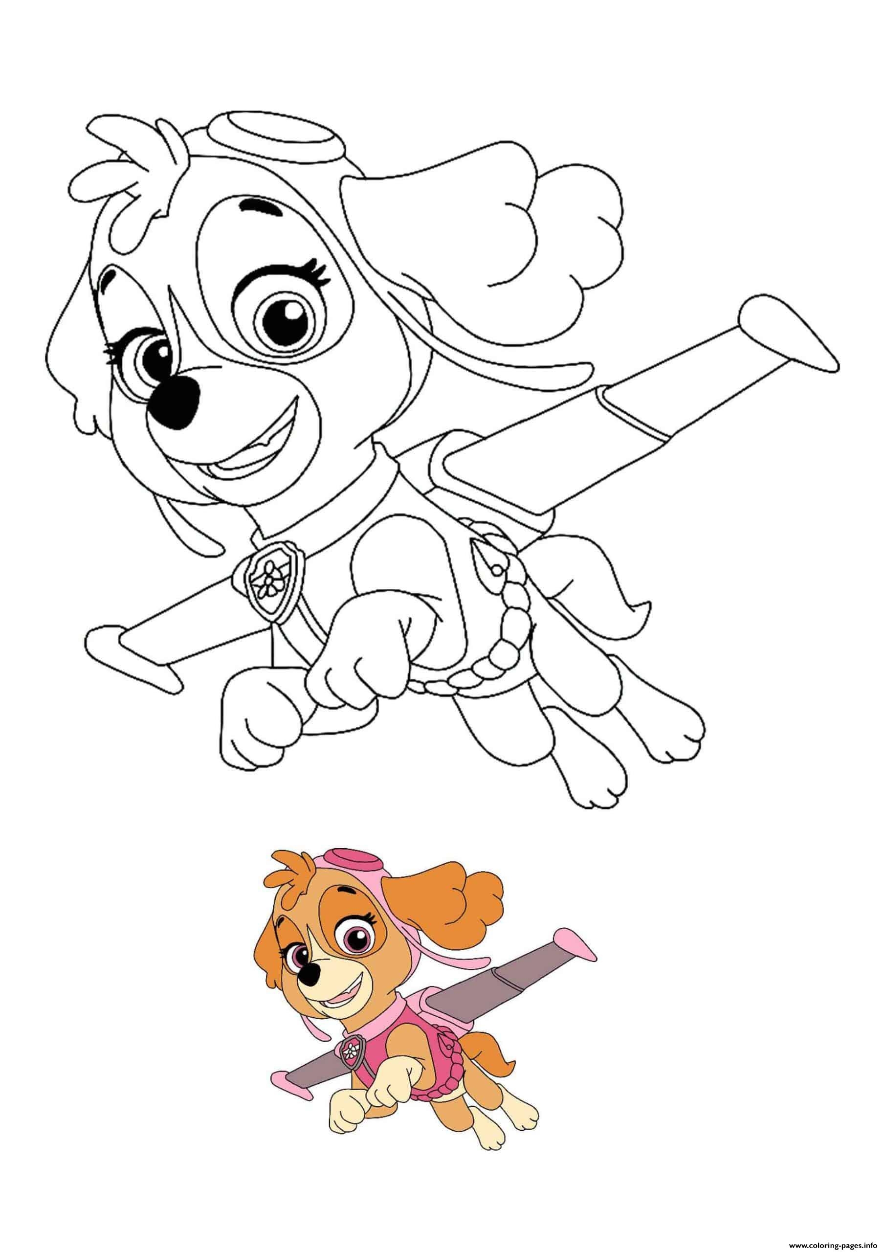 Skye Coloring Page Printable
