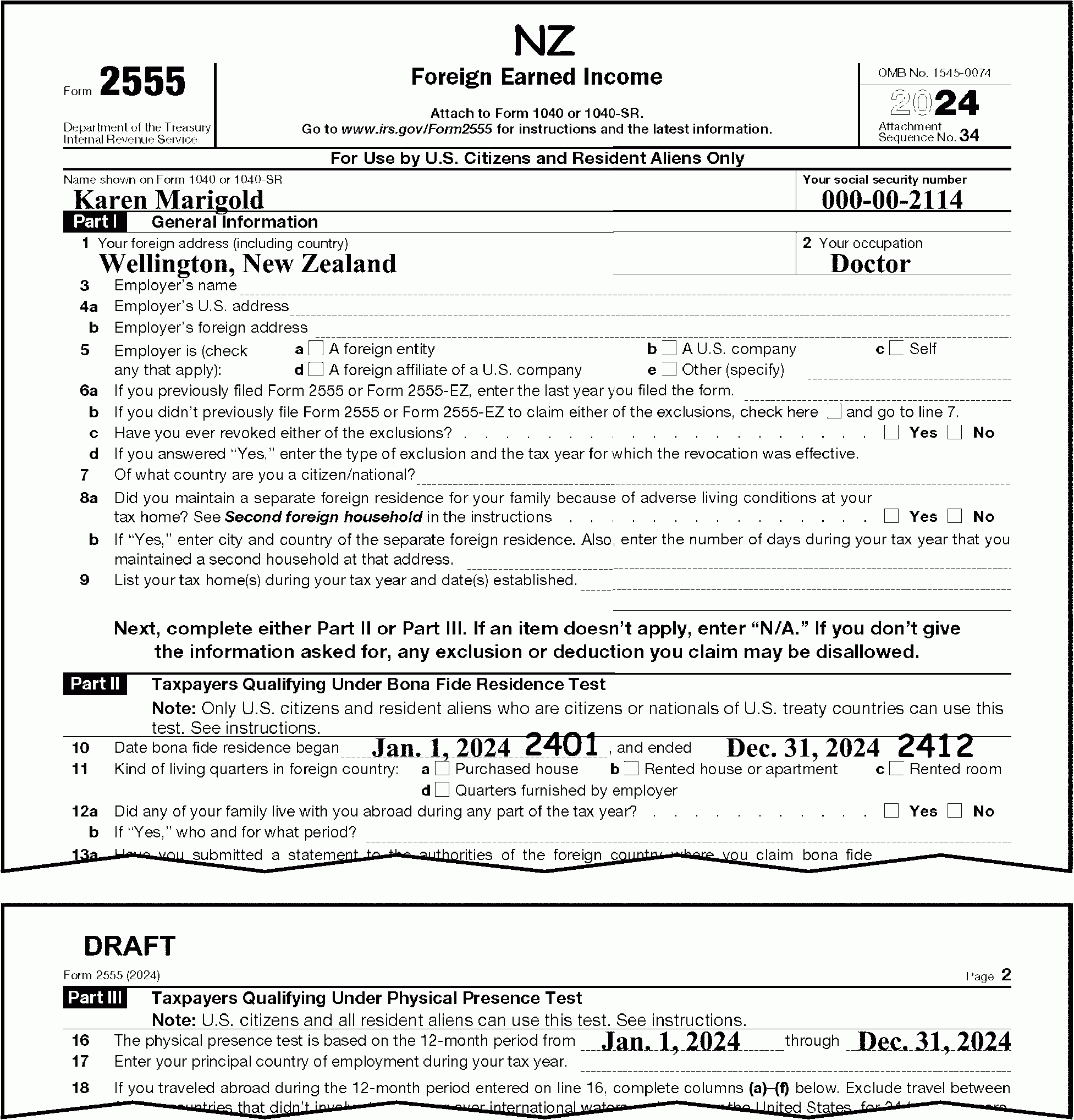 social security taxation worksheet