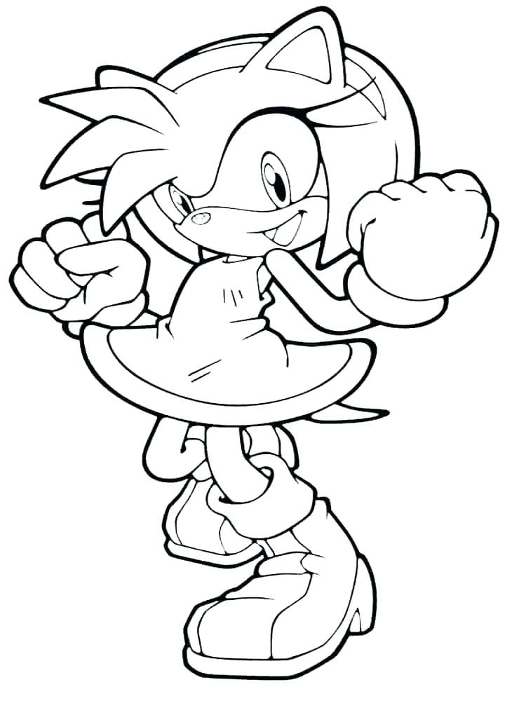Sonic Characters Coloring Pages At GetDrawings Free Download