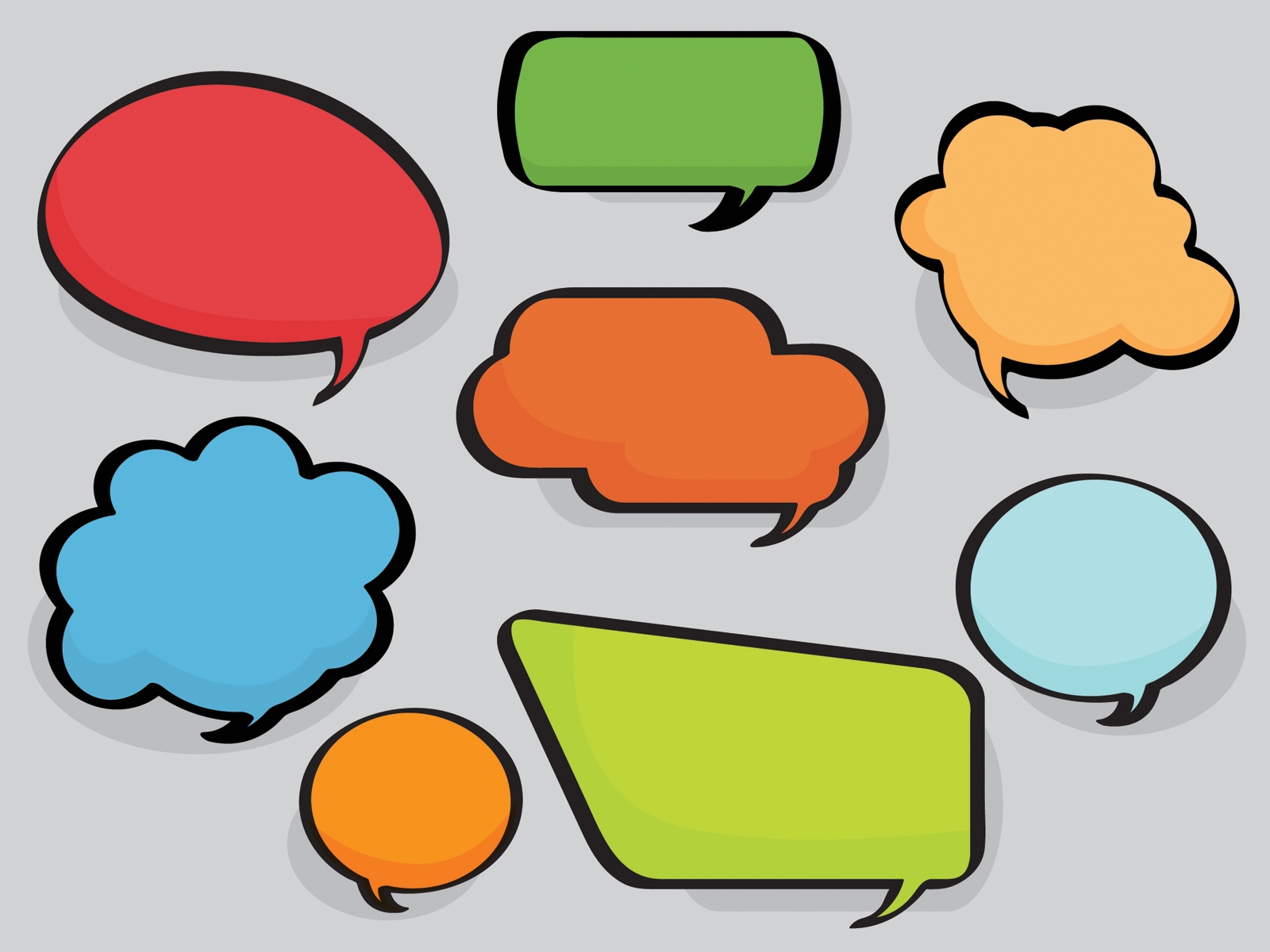 Speech Bubble Template Cliparts co