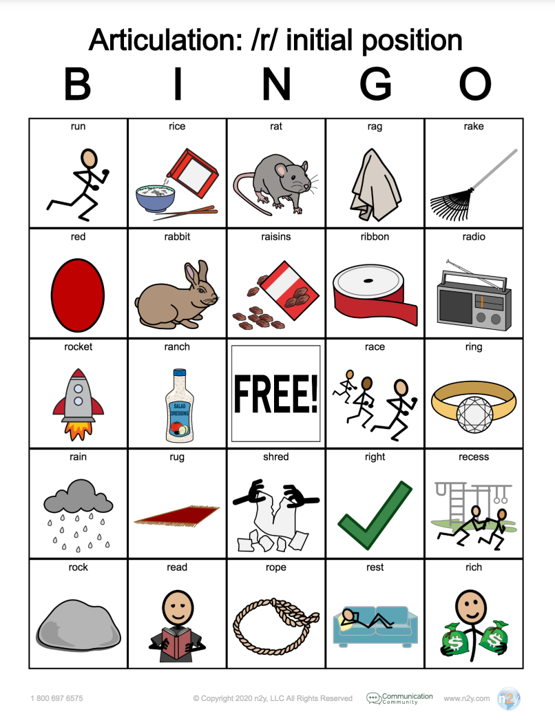 language therapy worksheets