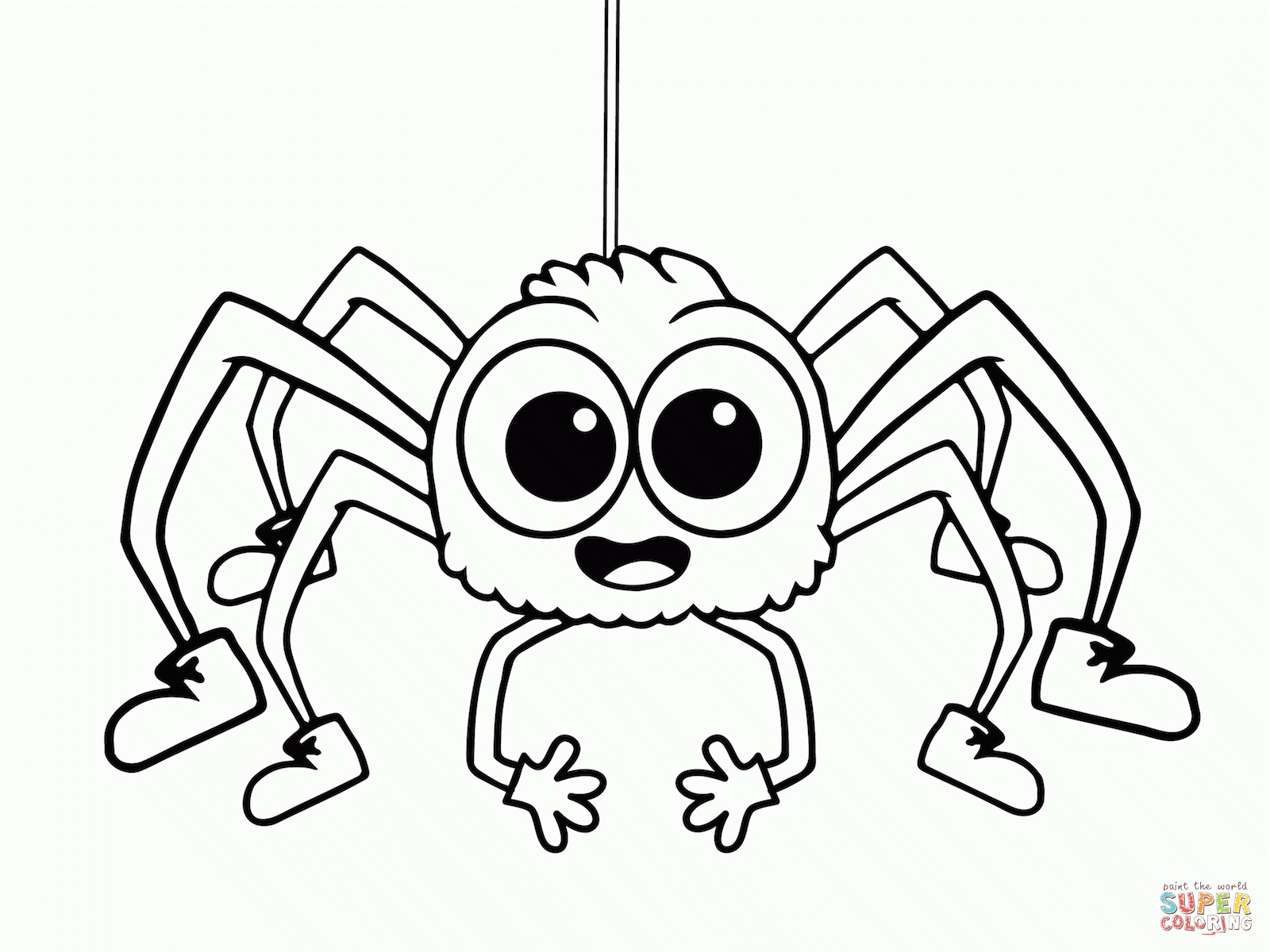 Spider Coloring Pages Printable Coloring Home